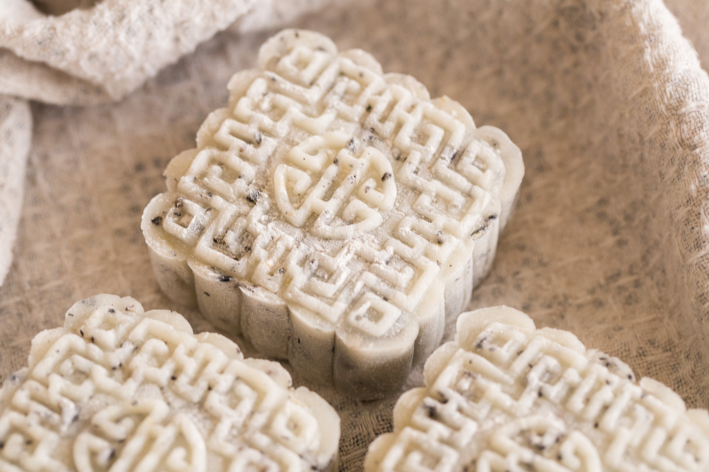 Black Sesame Snow Skin Mooncake