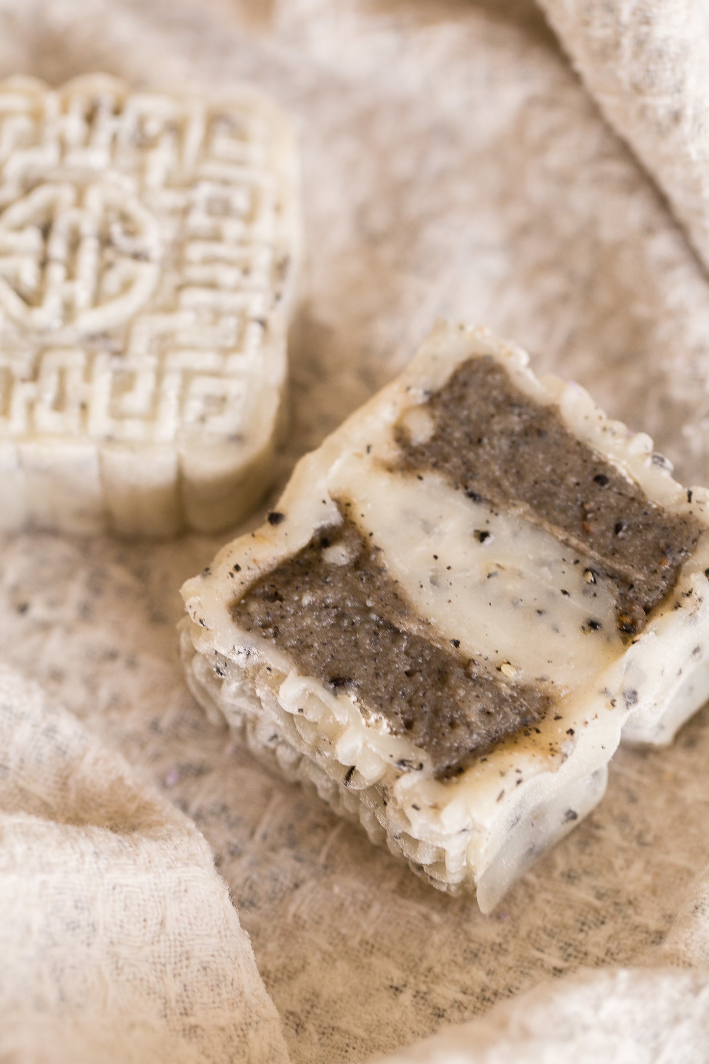 Black Sesame Snow Skin Mooncake