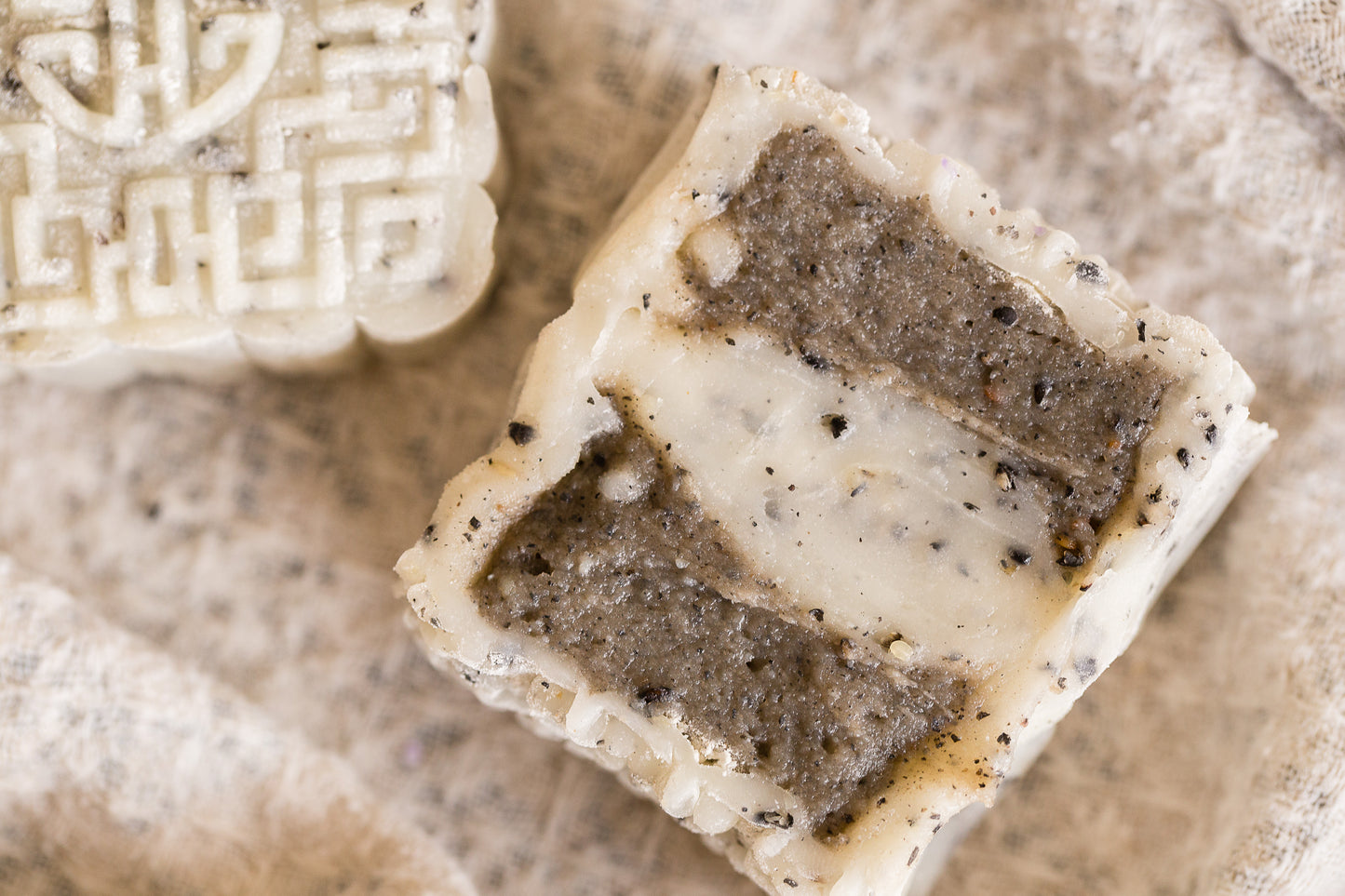 Black Sesame Snow Skin Mooncake