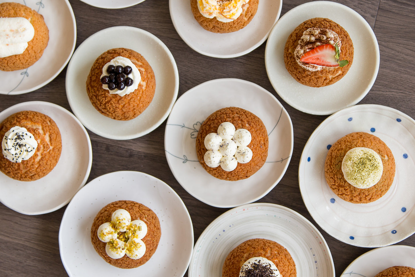 Regular Sized Assorted Cream Puffs