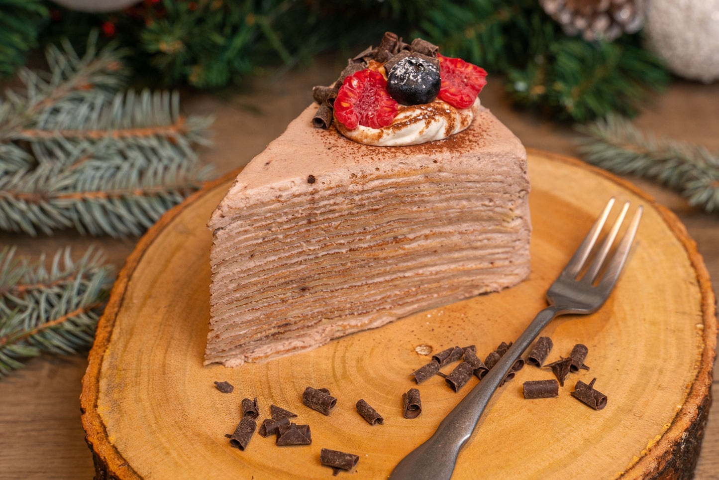 Black Forest Crepe Cake