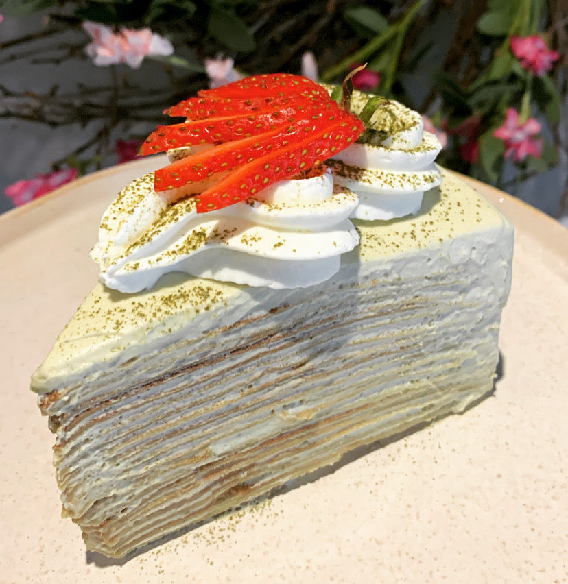 Matcha Tiramisu Crepe Cake