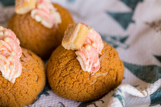 Strawberry Tiramisu Cream Puff