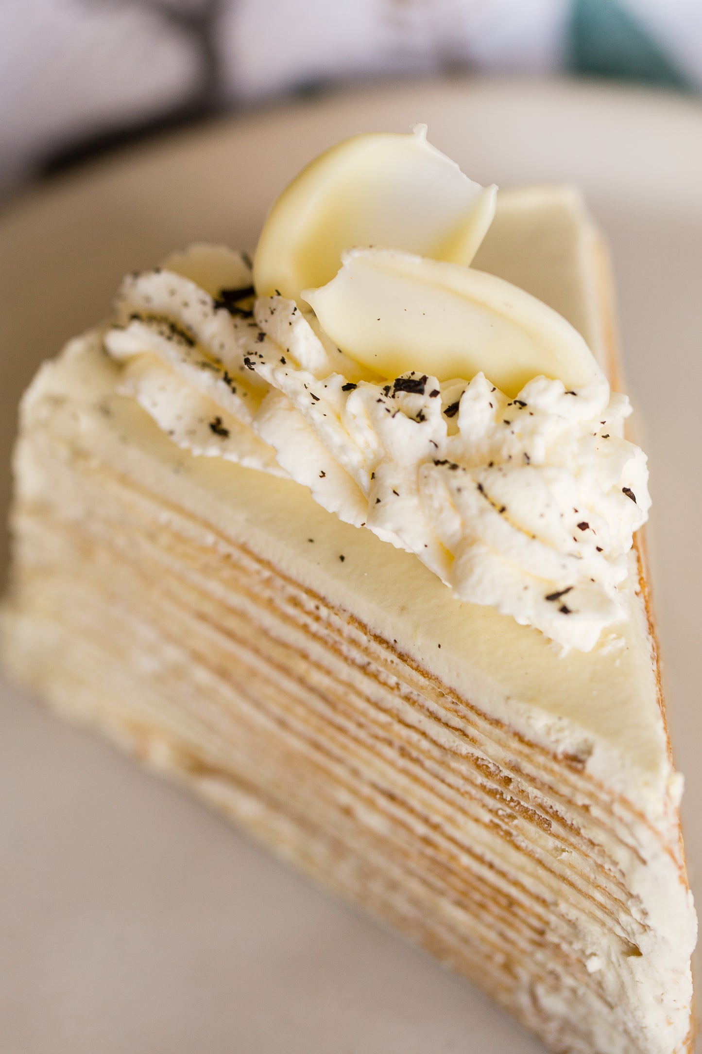 Oolong White Chocolate Crepe Cake