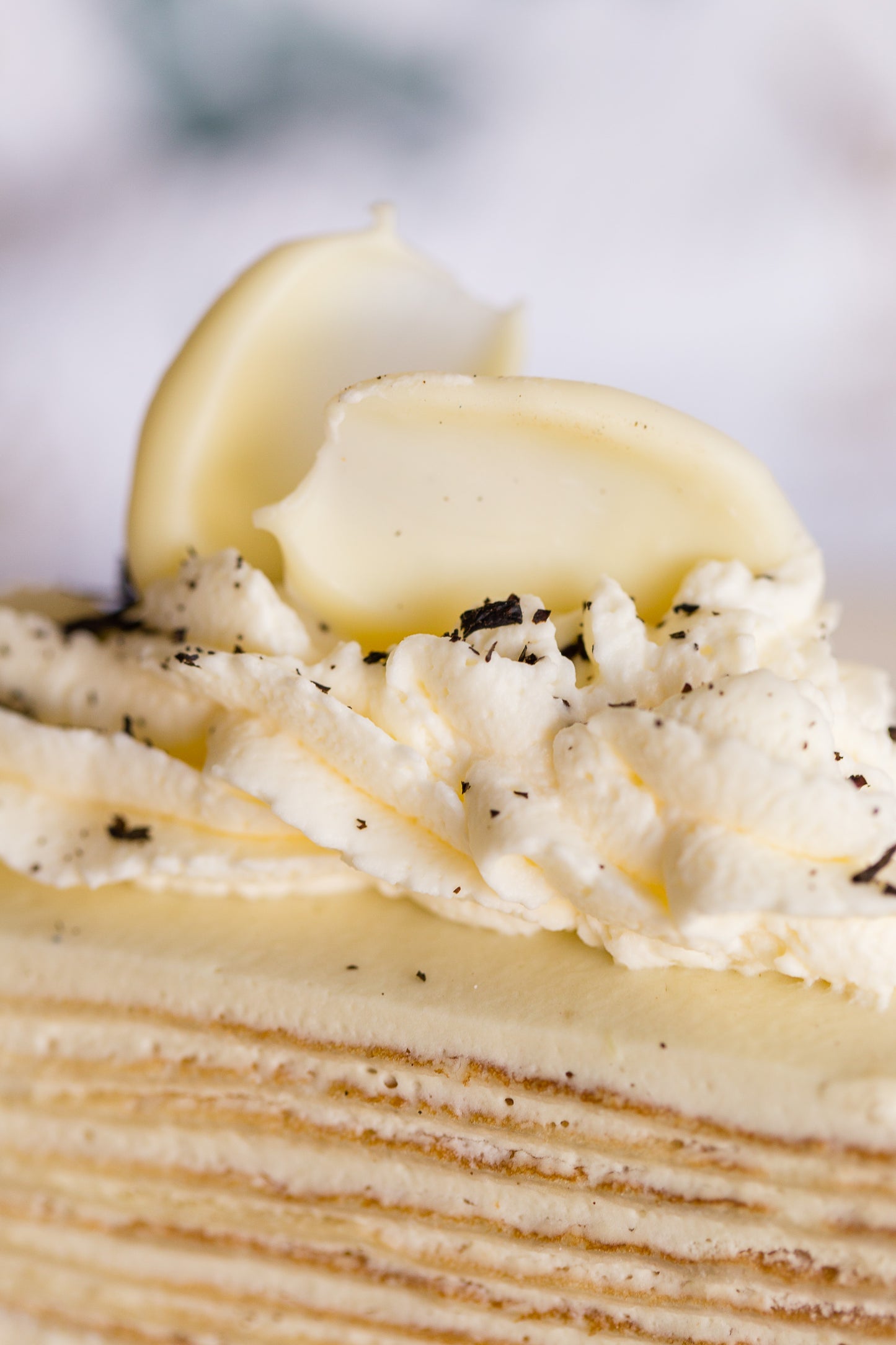 Oolong White Chocolate Crepe Cake