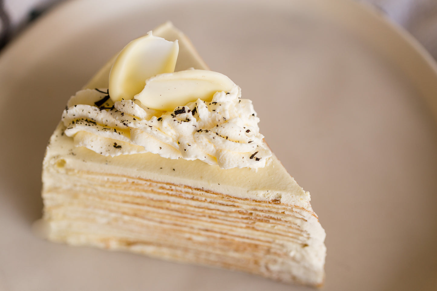 Oolong White Chocolate Crepe Cake