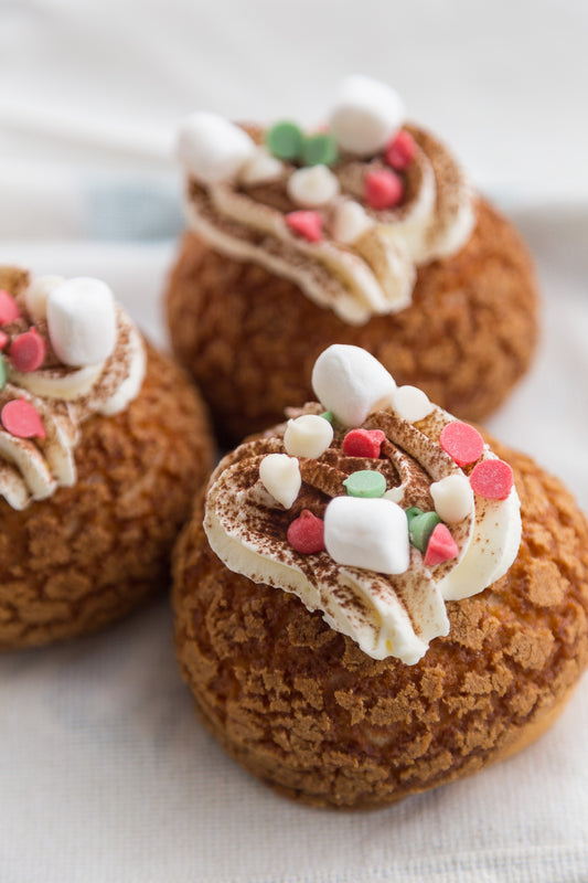 Hot Chocolate Cream Puff