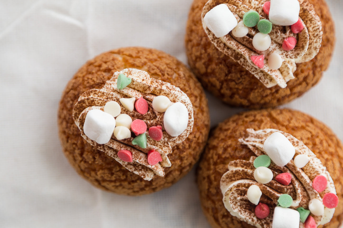 Mini Sized Holiday Cream Puff Packages