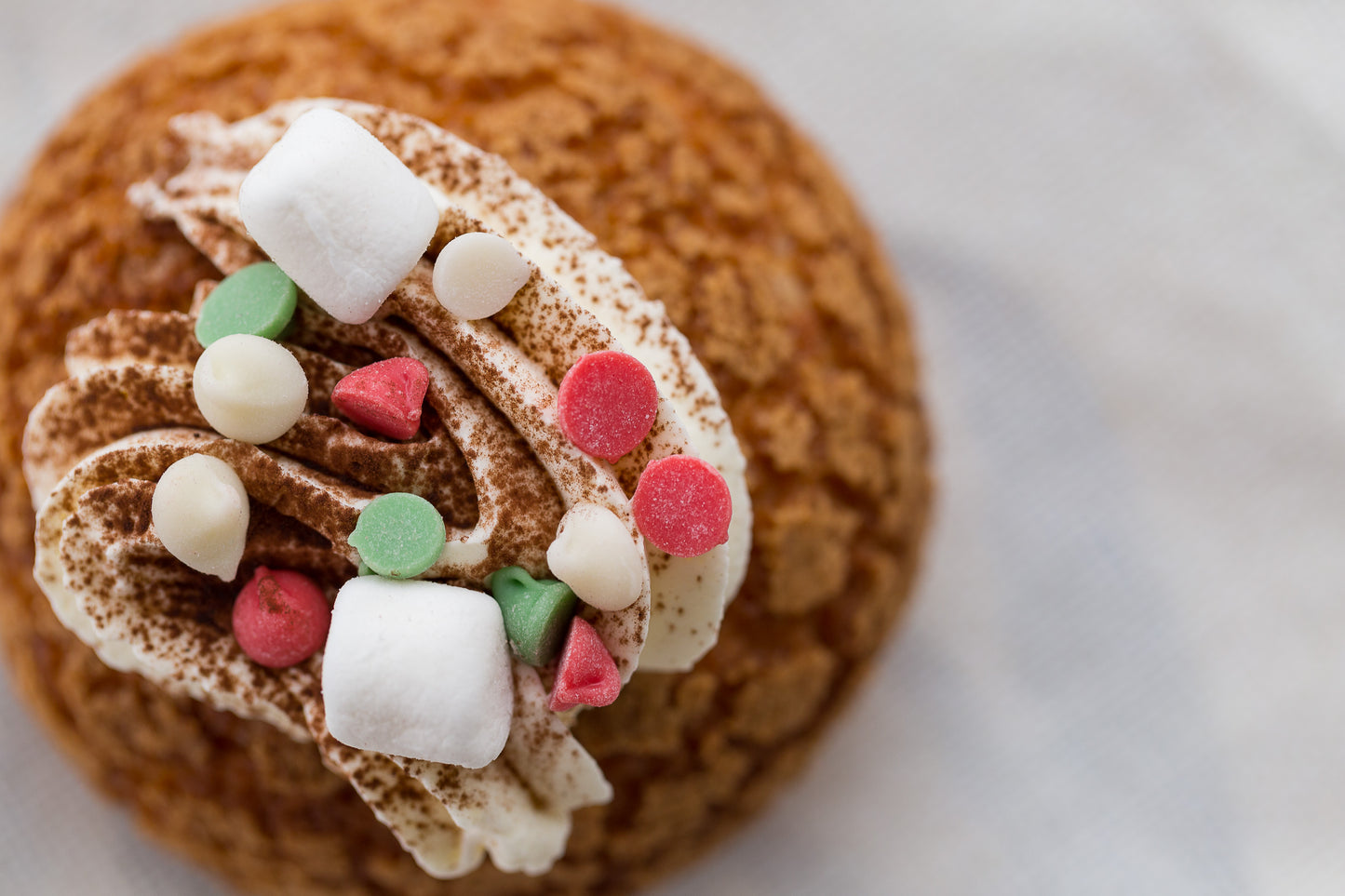 Hot Chocolate Cream Puff