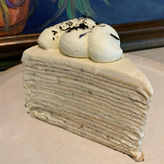 London Fog Crepe Cake