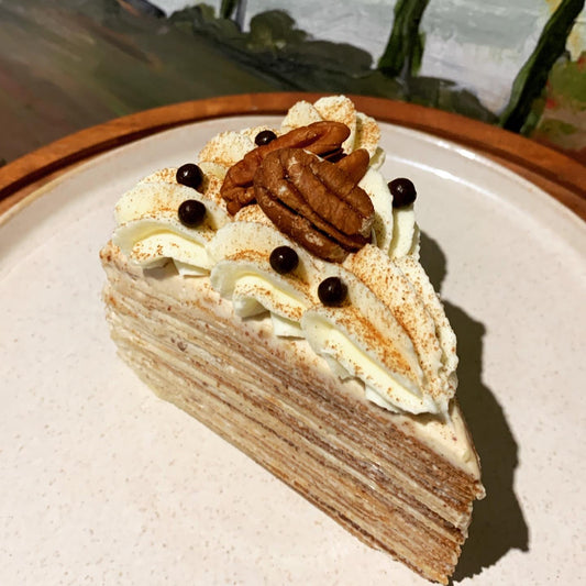 Maple Pecan Crepe Cake