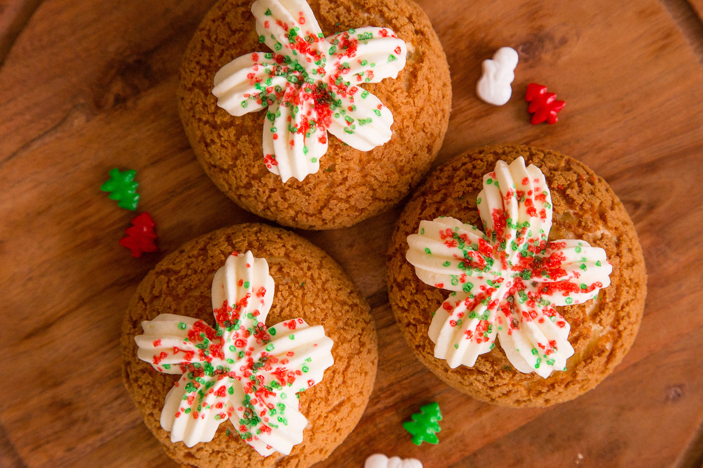 Holiday Cream Puff Packages